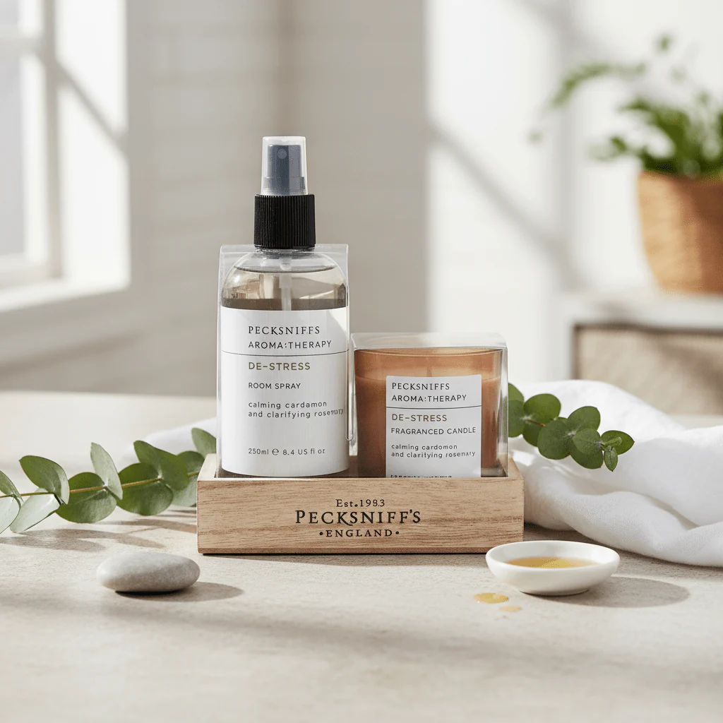 Pecksniffs Aroma:Therapy De-Stress Home Duo Caddy - Image 2