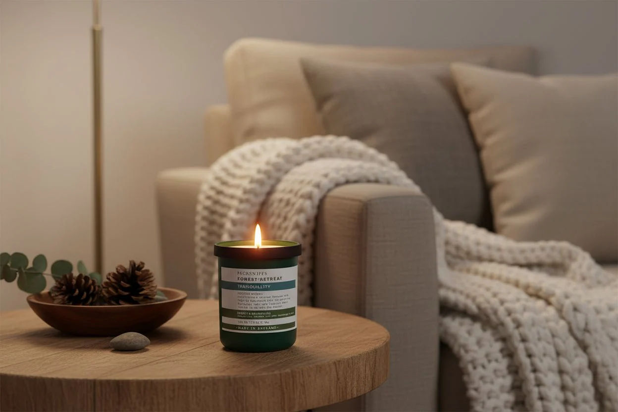 Pecksniffs Forest Retreat Tranquillity Scented Candle - 1 Wick (113g) - Image 2