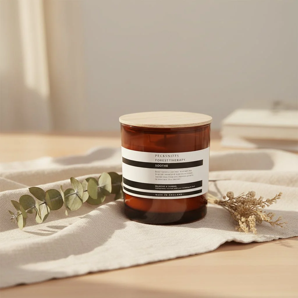 Pecksniffs Forest:Therapy Soothing Scented Candle - 550g - Image 2