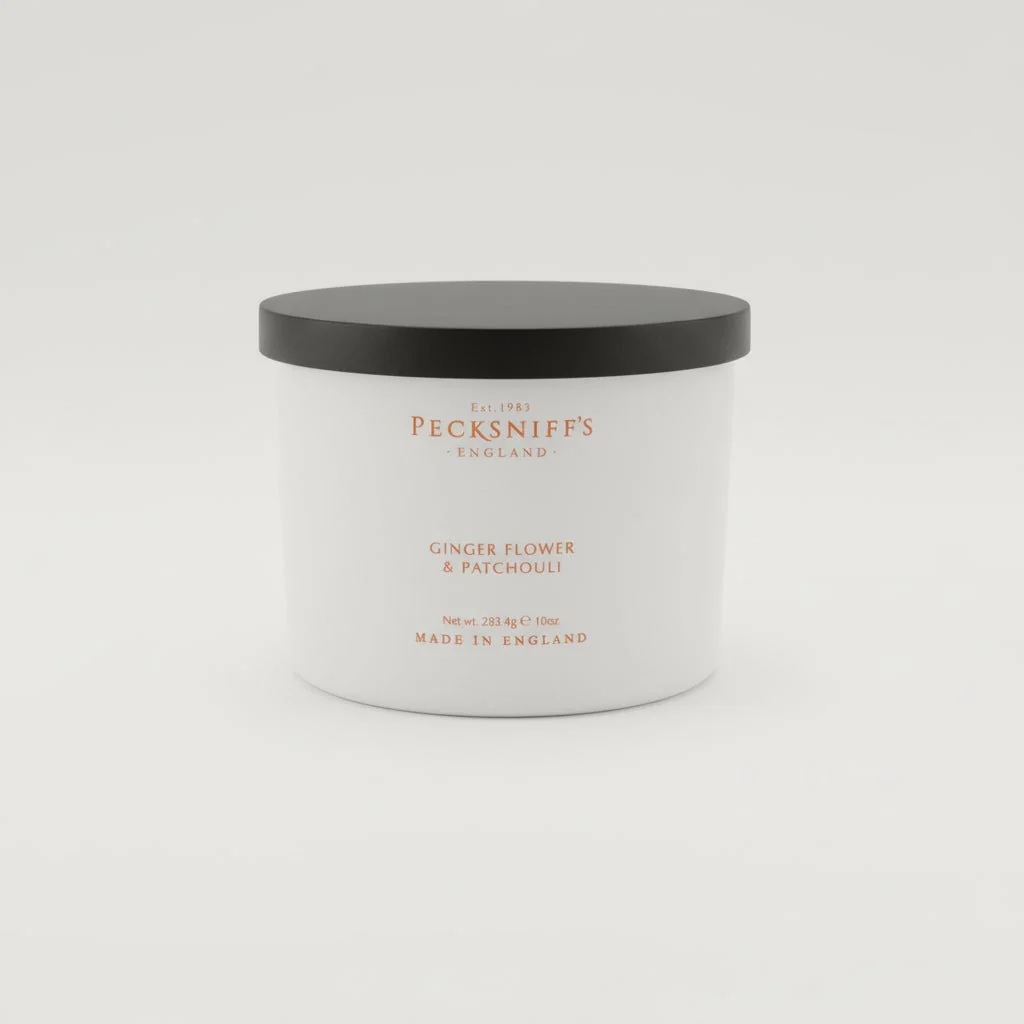 Pecksniff's Ginger Flower & Patchouli Scented Candle 3 wick 283g