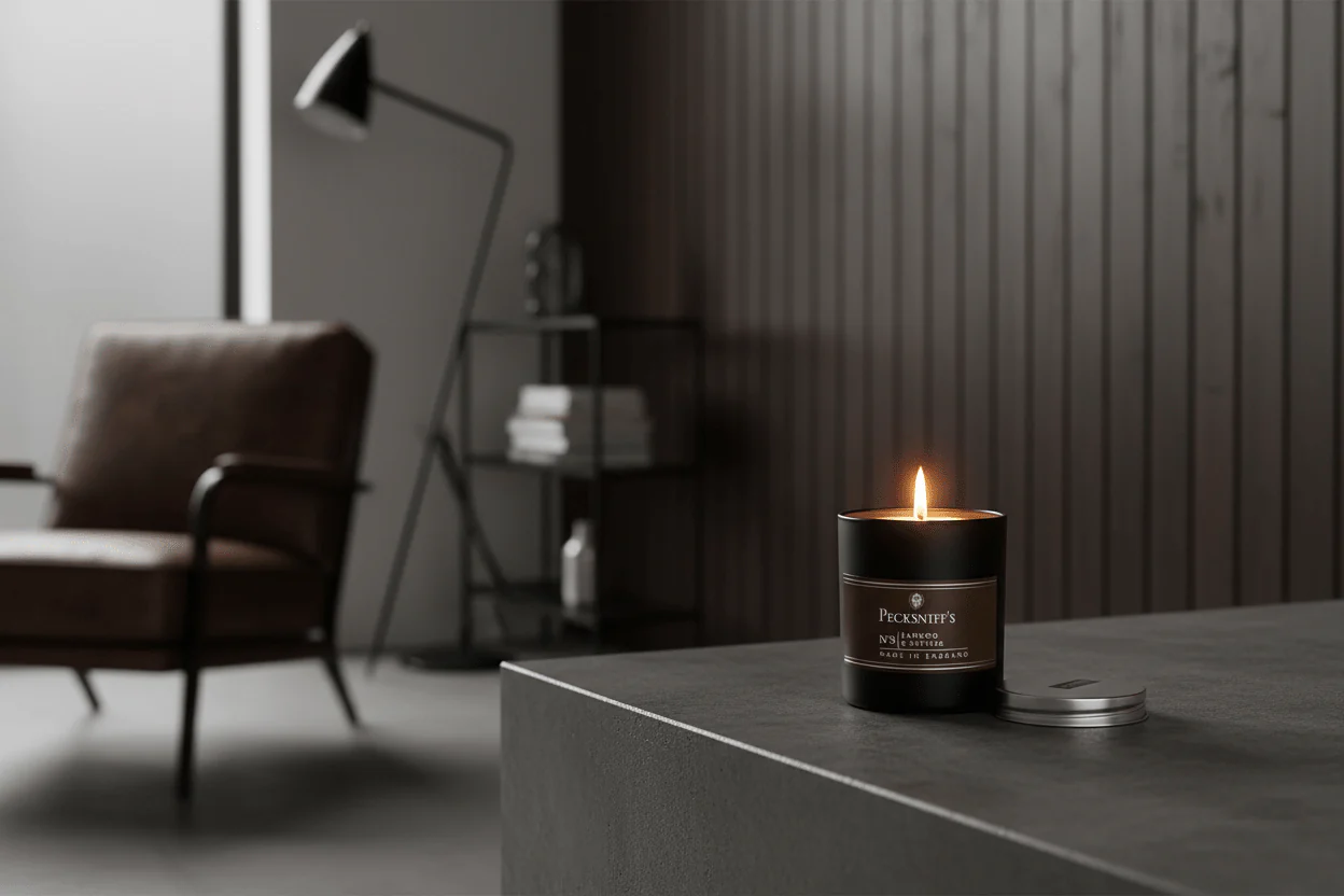 Pecksniffs Mandle Bamboo & Vetiver Candle - 1 Wick (100g) - Image 2