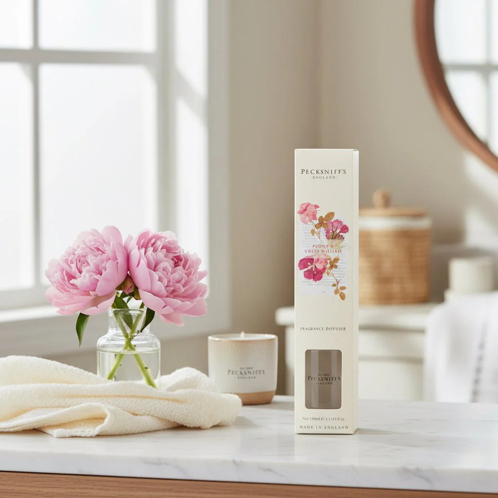 Pecksniff's Peony & Sweet William Fragrance Diffuser - Image 2