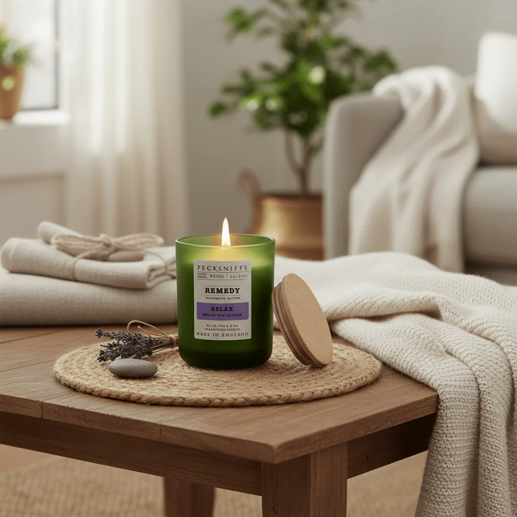 Pecksniffs Scented Soy Candle Remedy Relax 100g - Image 2