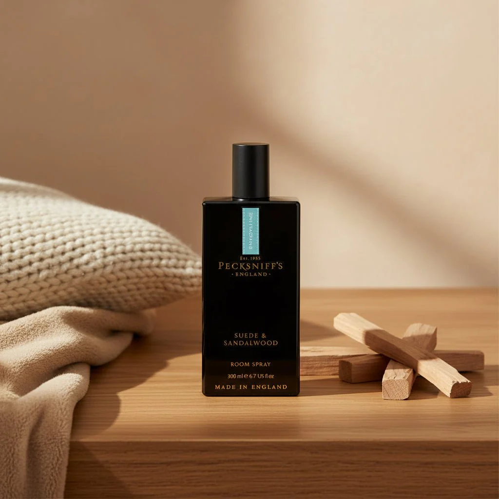 Pecksniff's Suede & Sandalwood Room Spray 200ml - Image 2