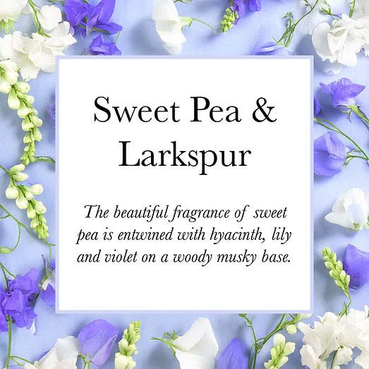 Pecksniffs Vintage Posies Sweet Pea & Larkspur Candle - 1 Wick (198g) - Image 3
