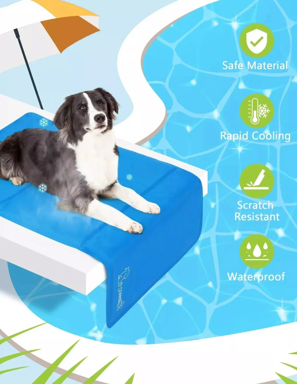 Pecute Durable Dog Cooling Mat Large - 90x50cm - Image 3