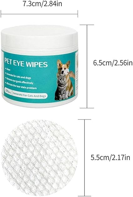 Pet Eye Wipes for Cats and Dogs - Tear Stain Cleaner - Image 3