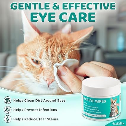 Pet Eye Wipes for Cats and Dogs - Tear Stain Cleaner - Image 4