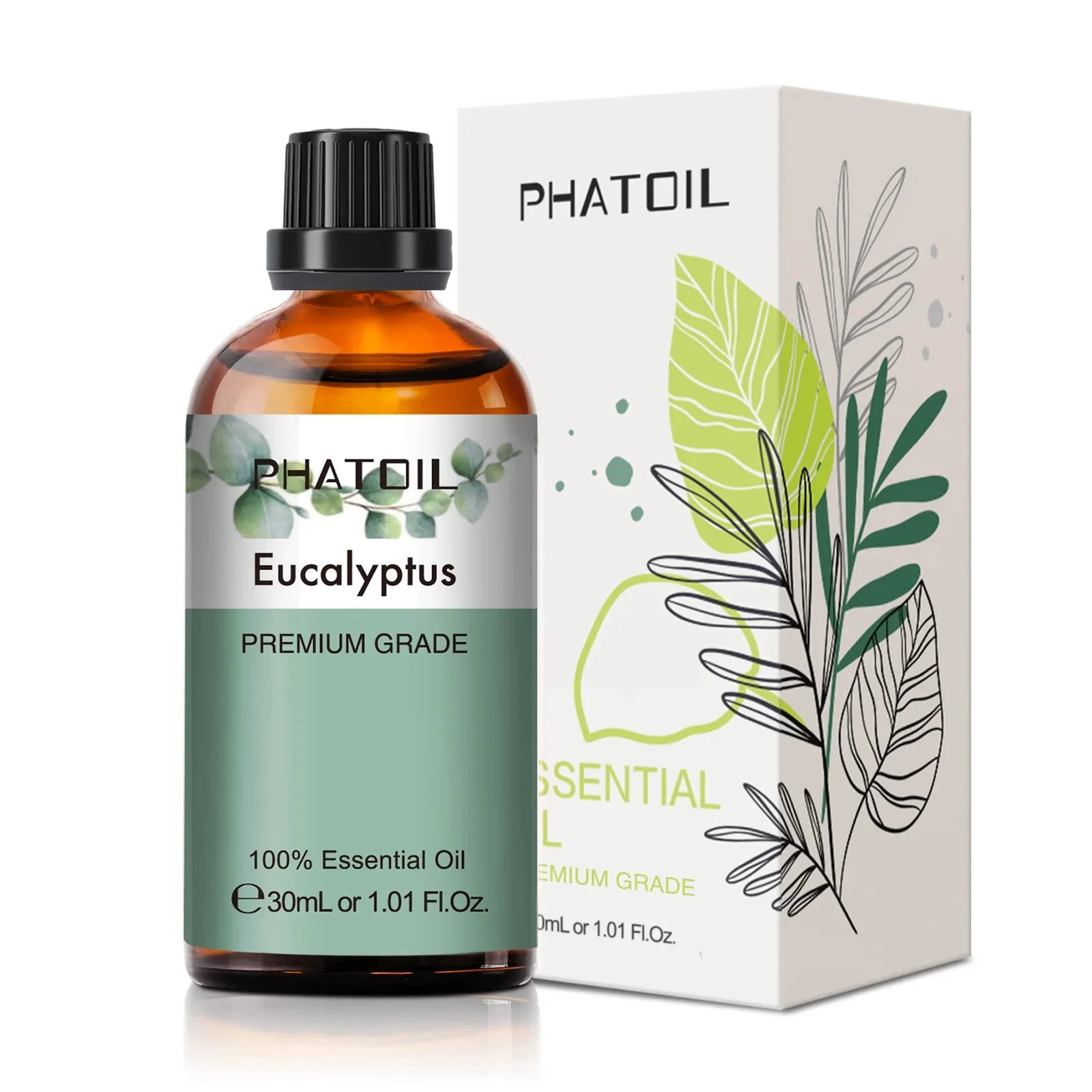 PHATOIL Eucalyptus Essential Oil For Aromatherapy & Diffuser - 100ml