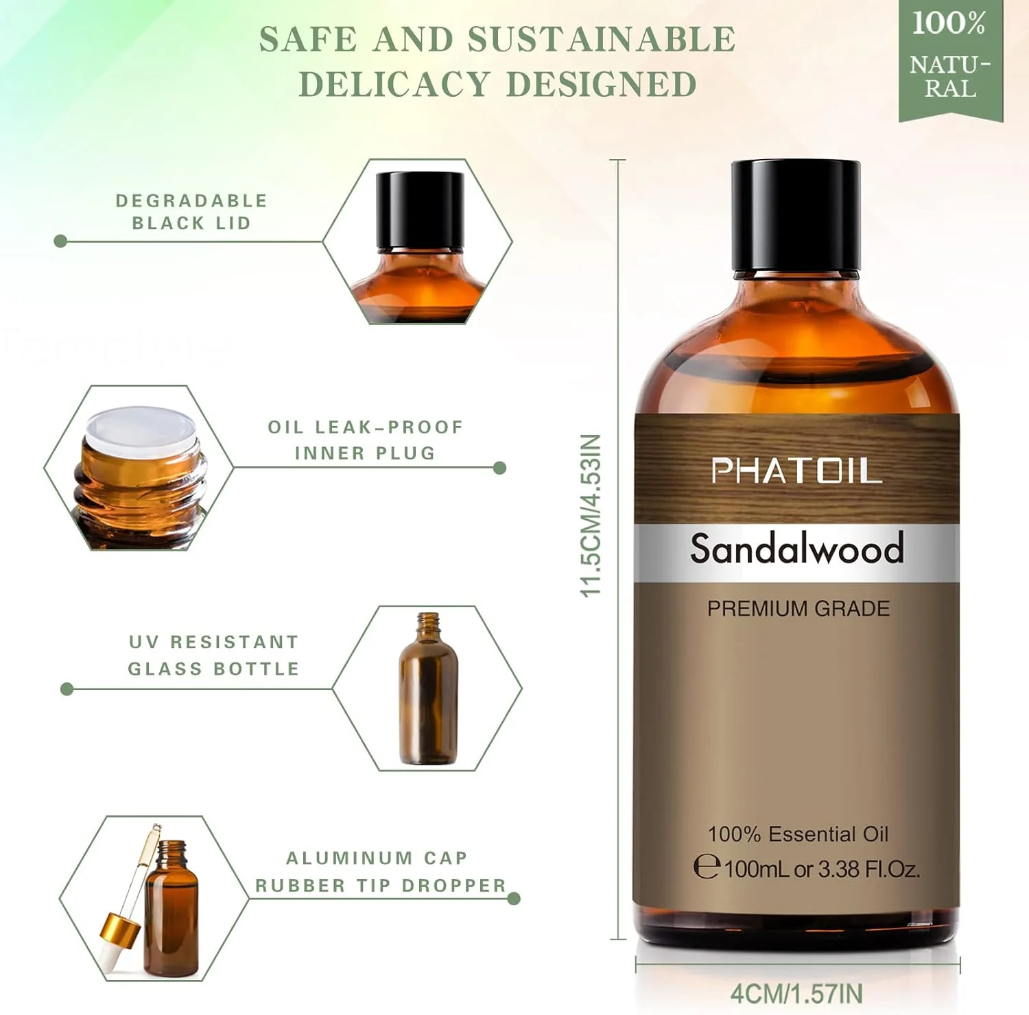 PHATOIL Tranquil Spa Essential Oil Bundle - 100ml X3 - Image 4