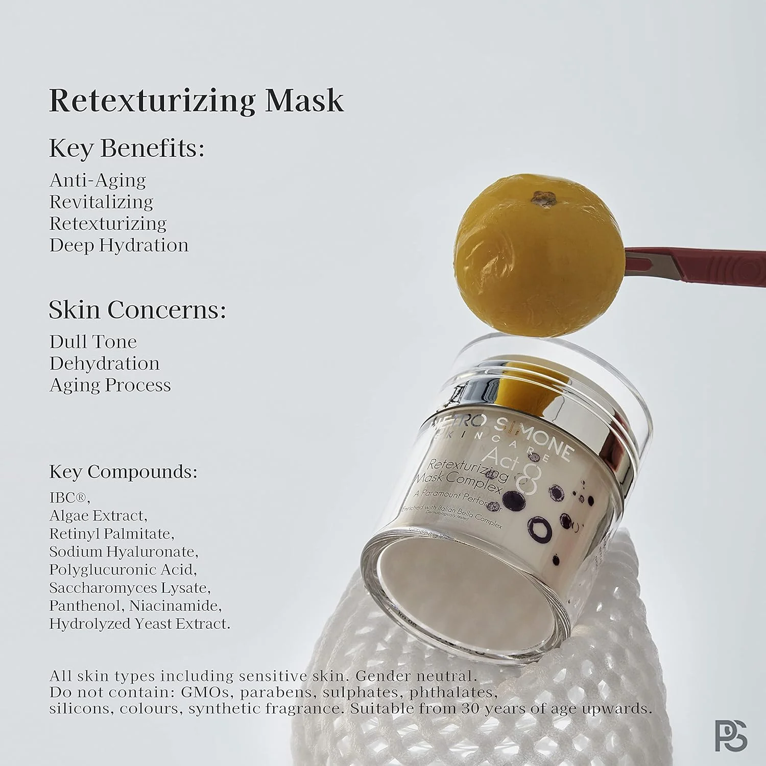 Pietro Simone Act 8 Retexturizing Anti-aging Mask (50ml) - Image 2