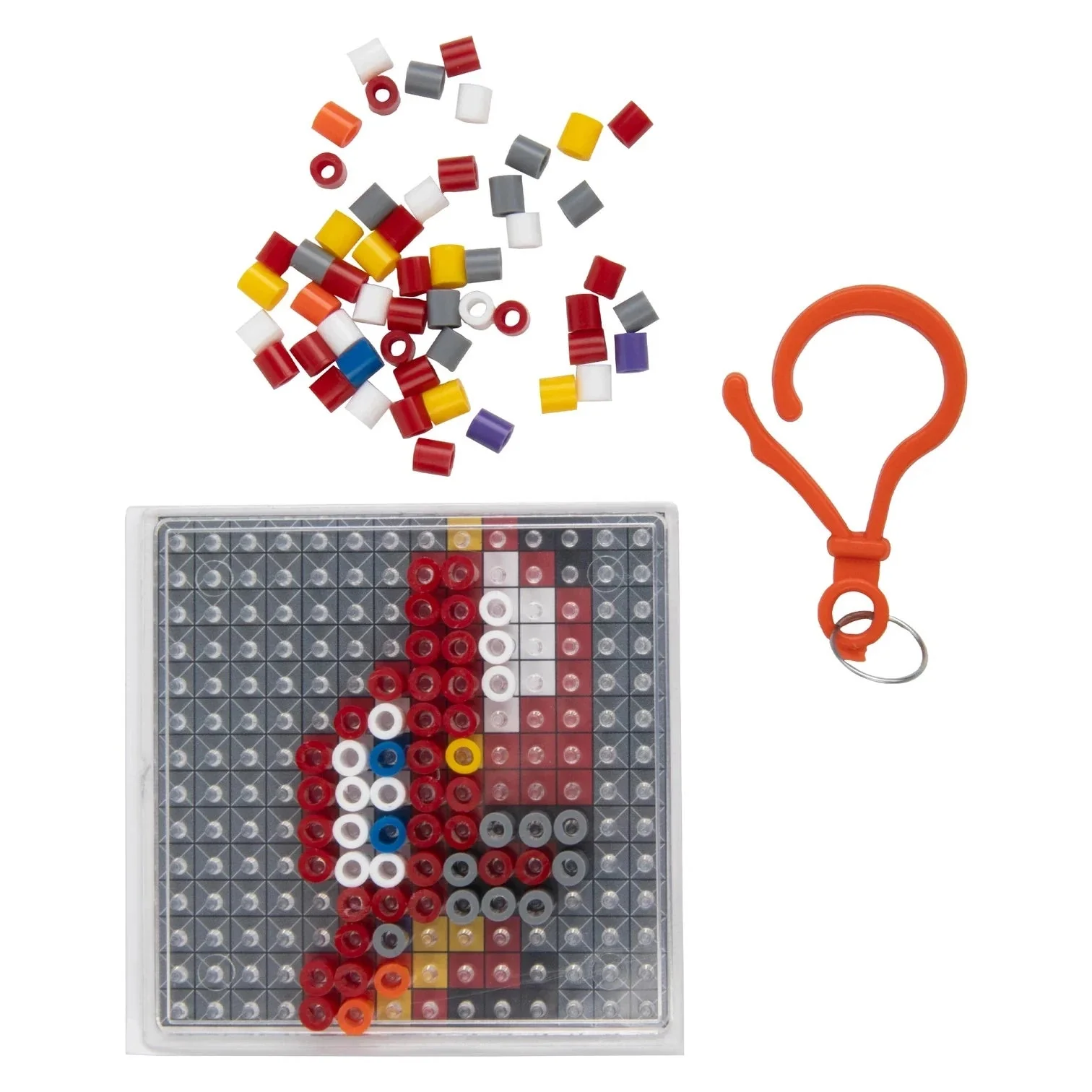 Pixel Pixel Bead Activity Set - Cars Lightning McQueen Keychain - Image 2