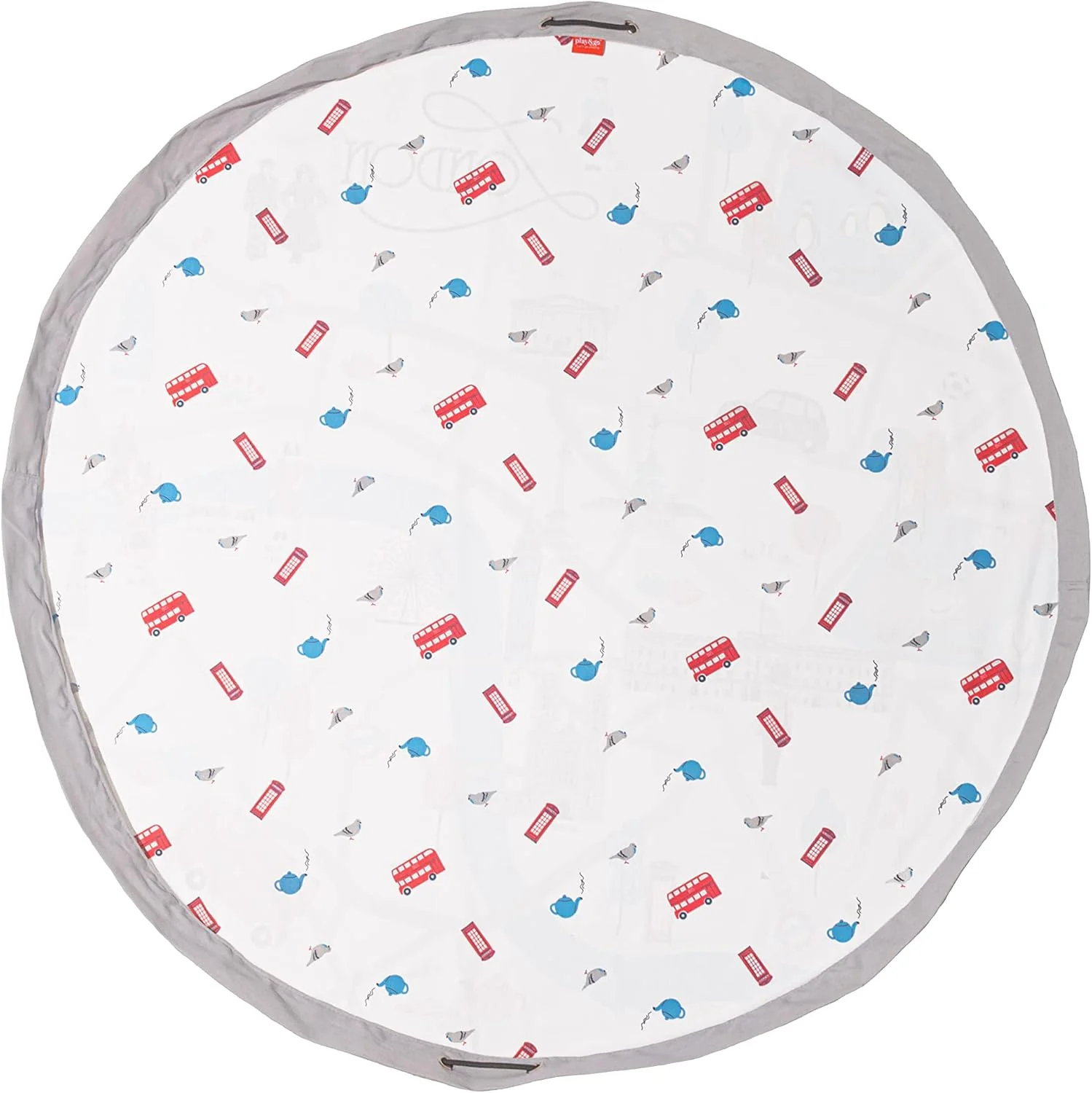 Play & Go 2 in 1 Storage Play Mat Bag - London Map - 140cm - Image 9