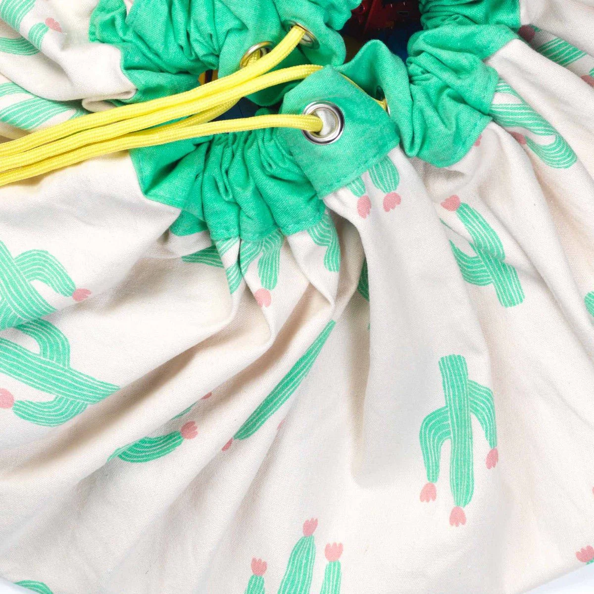 Play & Go Drawstring Play Mat Storage Bag - Cactus - Image 3