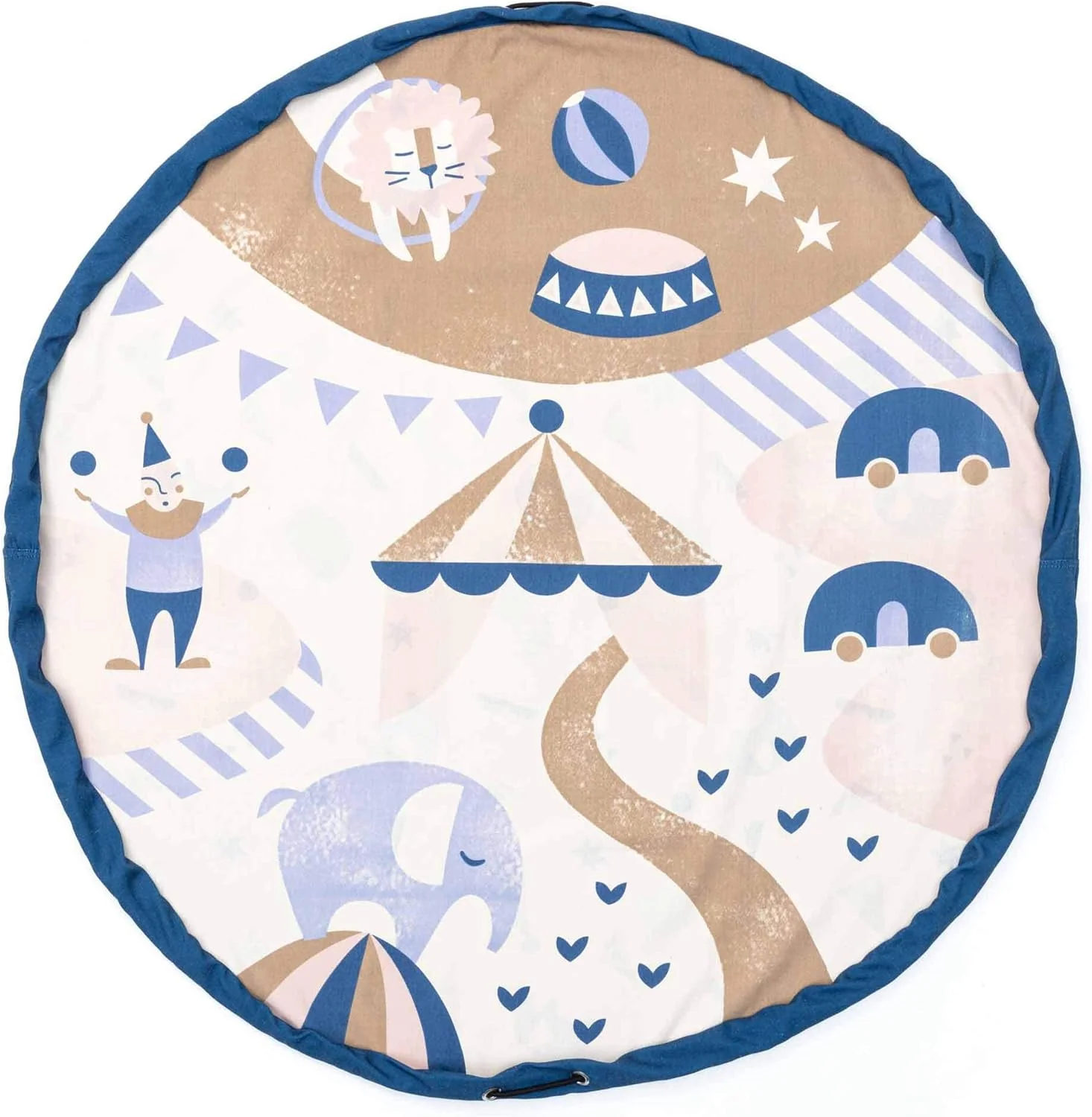 Play & Go Drawstring Play Mat Storage Bag - Circus Print - Image 6