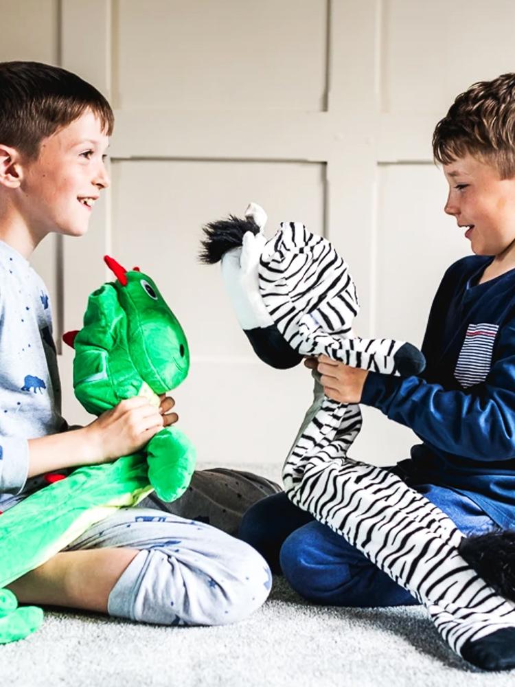 Potwells Designs Green Dinosaur Extra Long Hot Water Bottle - Image 2