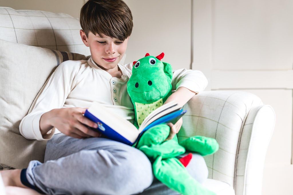 Potwells Designs Green Dinosaur Extra Long Hot Water Bottle - Image 3