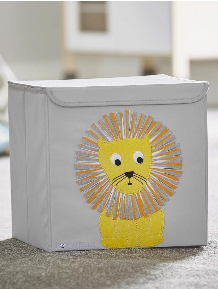 Potwells Designs Kids Storage Box - Lion - Image 3