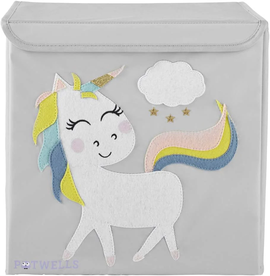 Potwells Designs Ltd Kids Storage Box - Unicorn