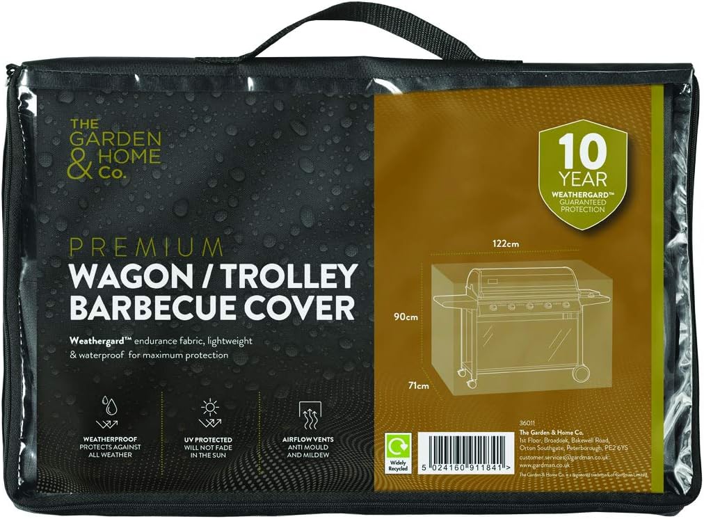 Premium Large BBQ Cover Weather Resistant - 122cm x 71cm (Green)
