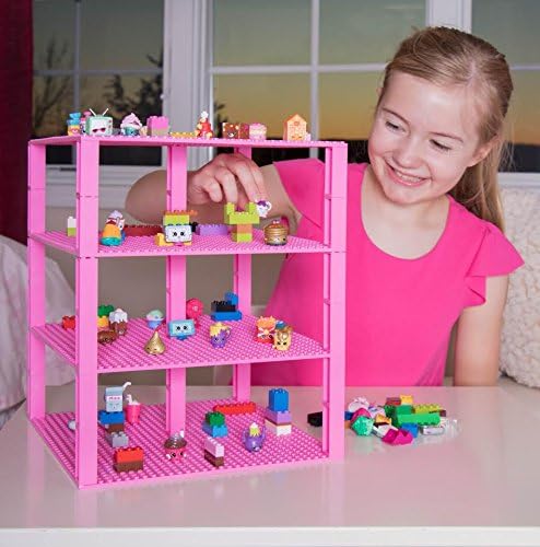 Strictly Briks Stackable Base Plate Tower - 4 Pack 25x25 cm - Image 11