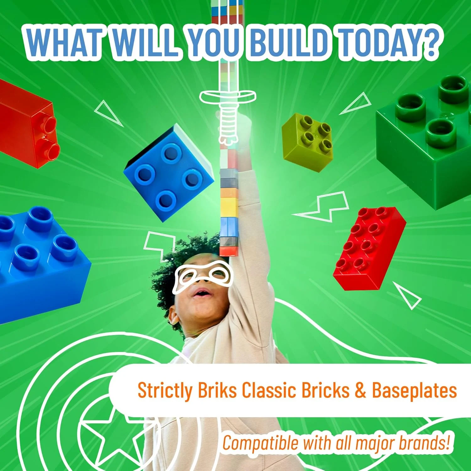 Strictly Briks Stackable Base Plate Tower - 4 Pack 25x25 cm - Image 8