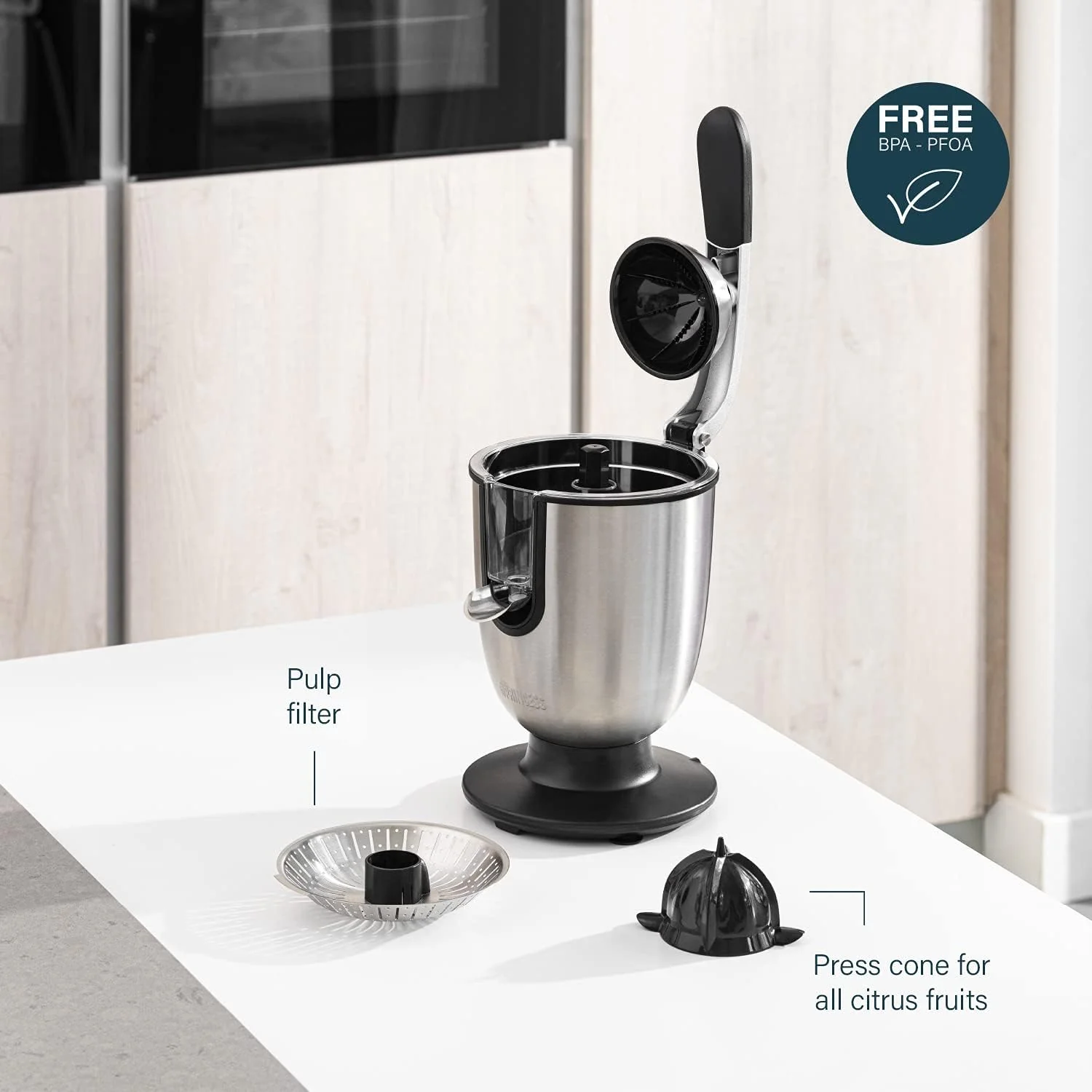 Princess Professional Master Juicer - 160W Stainless Steel - Image 5