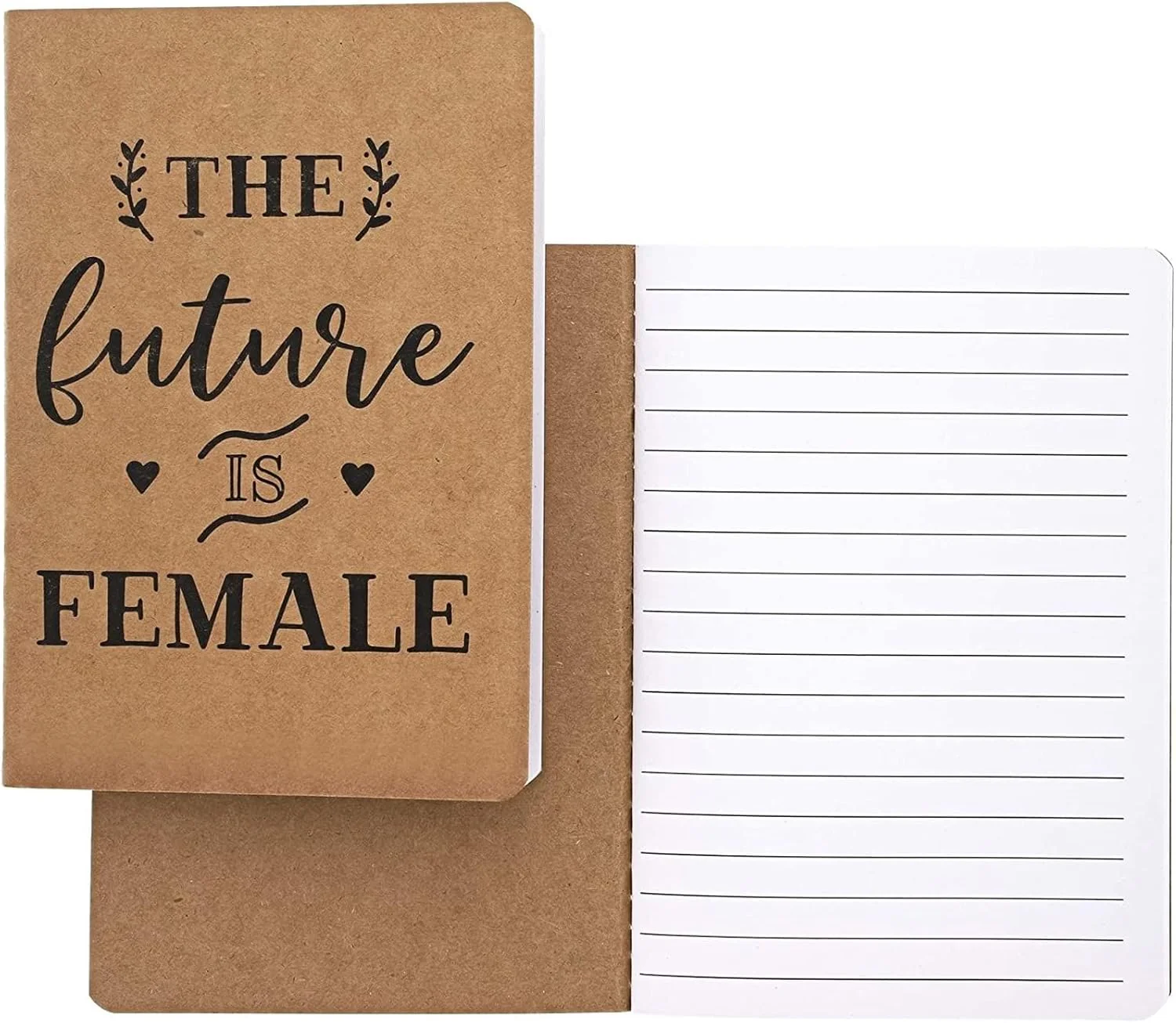 12 Pack Kraft Notebook Expansion - Feminism Designs, 6 Styles - Image 5