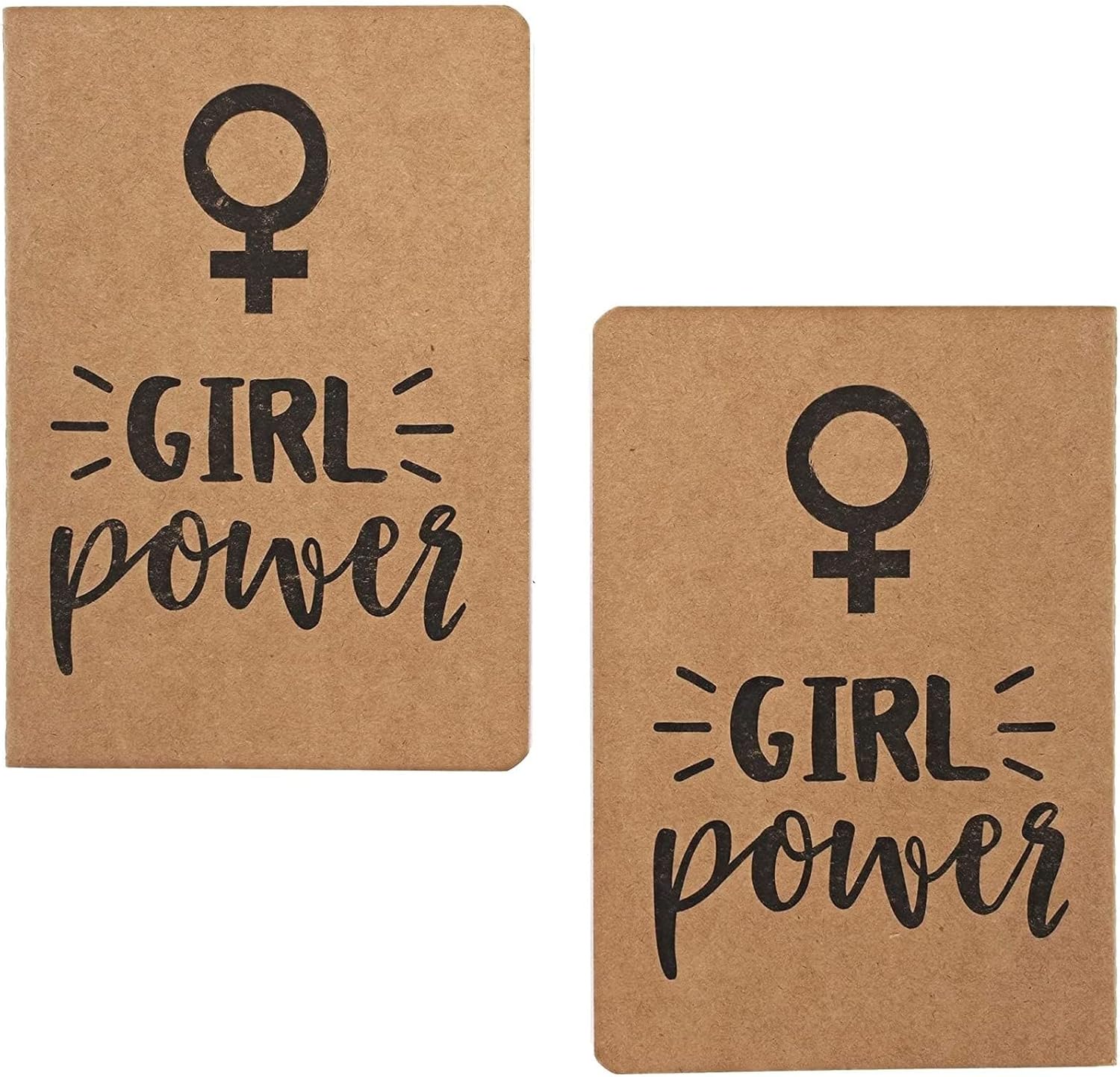 12 Pack Kraft Notebook Expansion - Feminism Designs, 6 Styles - Image 7
