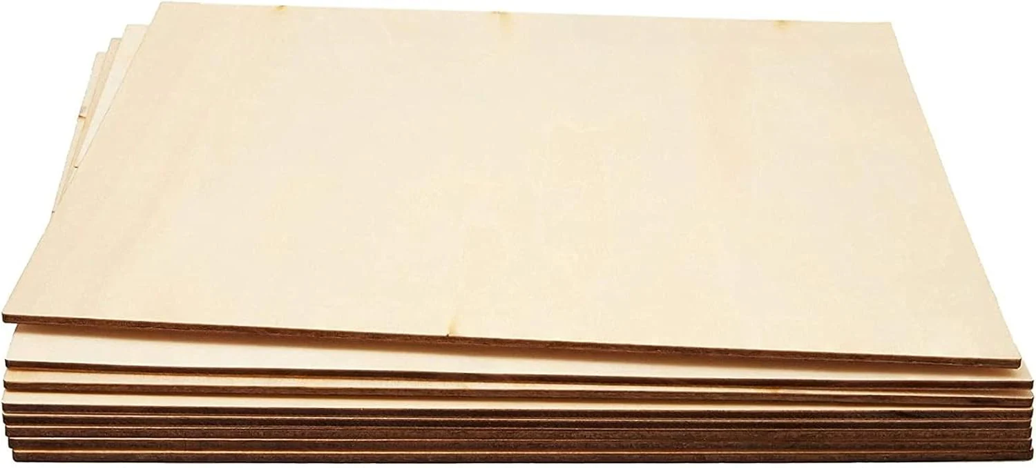 Bright Creations 8 x 10" Square Plywood Craft Sheets - 8 Pack - Image 3