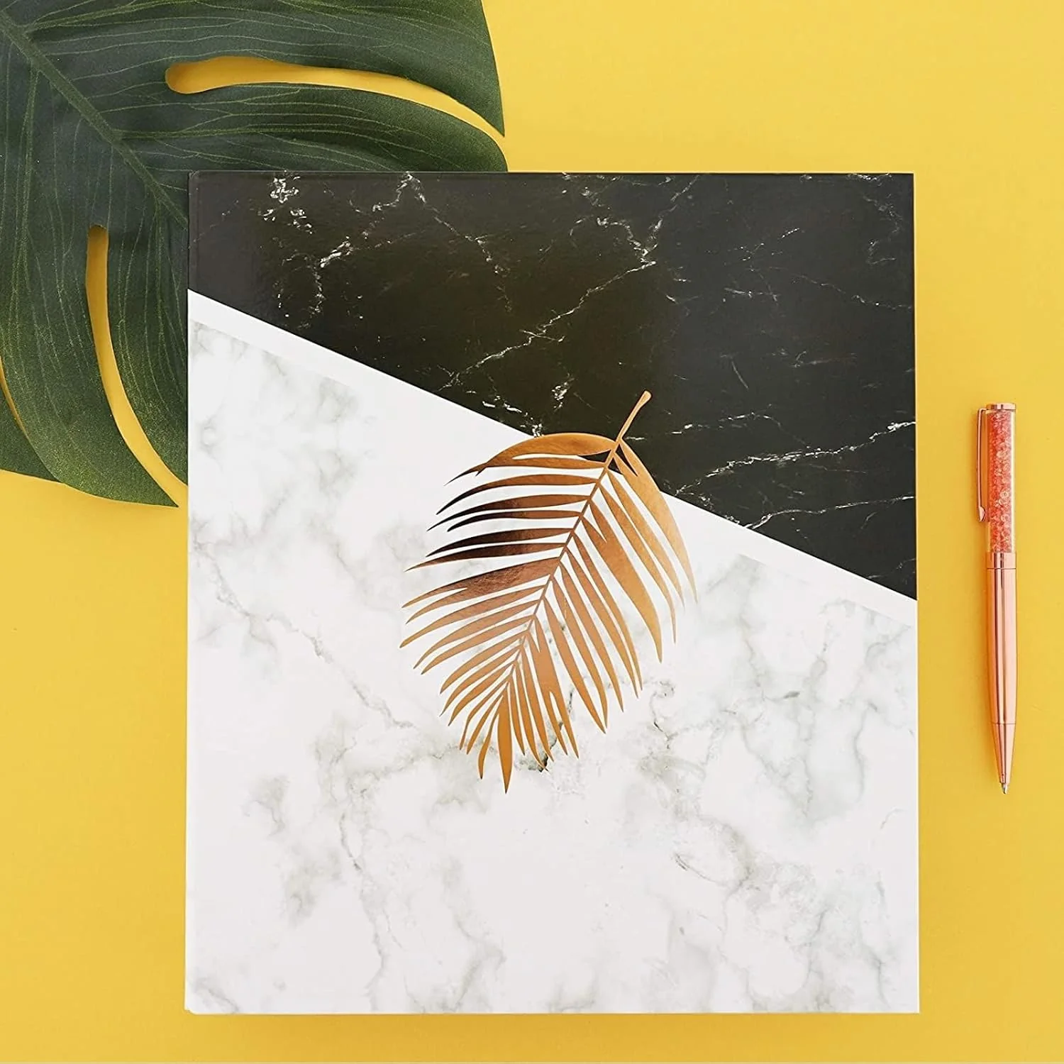 Paper Junkie Planner Binder (10 x 11.5 in, Marble Design, 3-Rings, Pack of 2) - Image 2