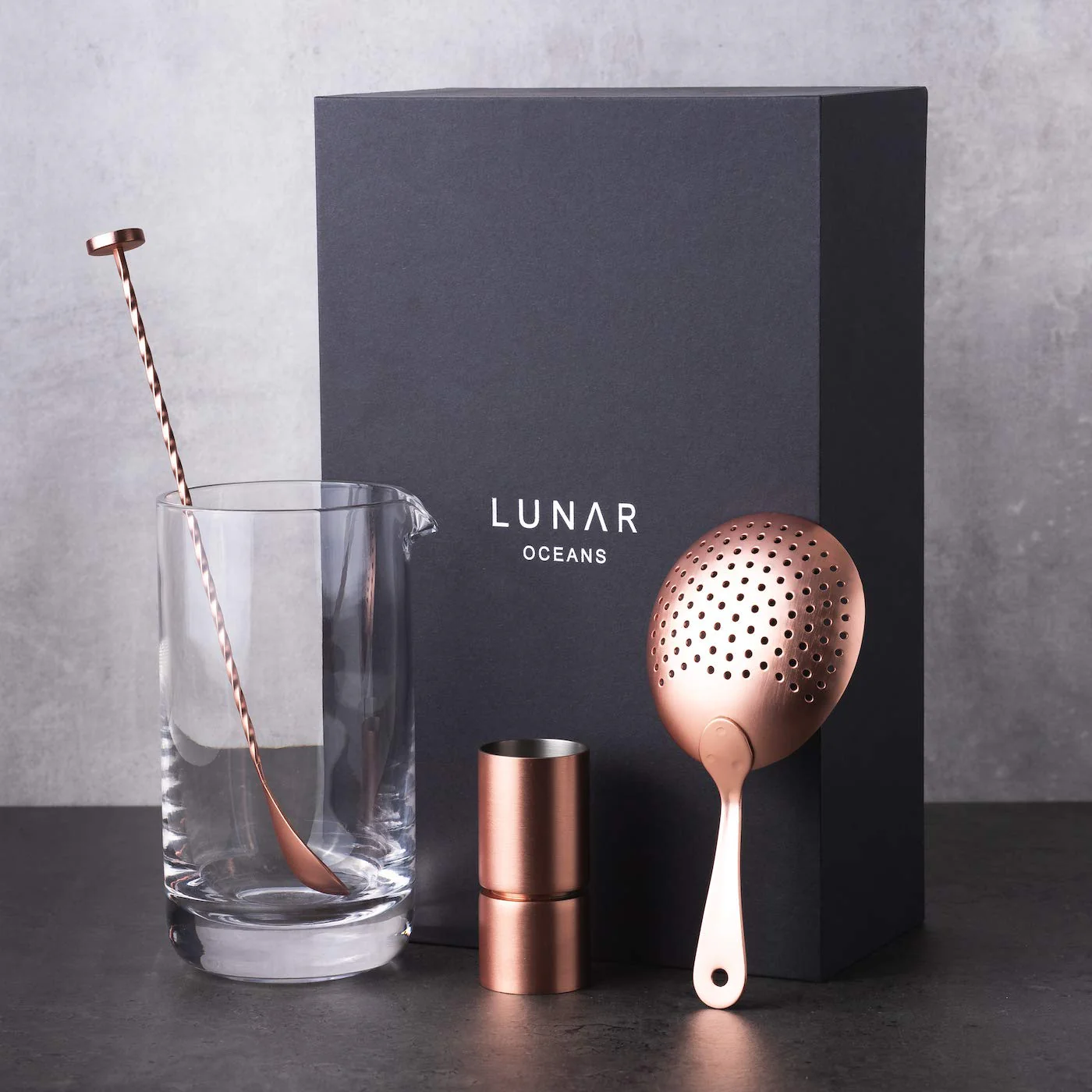 Lunar Oceans Stirred Cocktail Making Set | (Copper) - Image 4