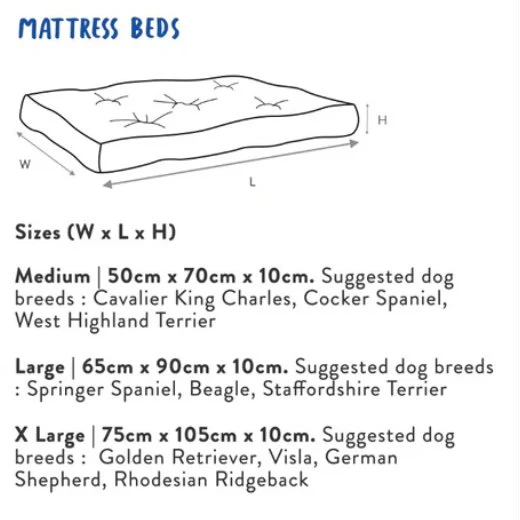 Project Blu Eco Friendly Dog Mattress - Danube Delta Blue - Medium 70cm x 50cm - Image 4
