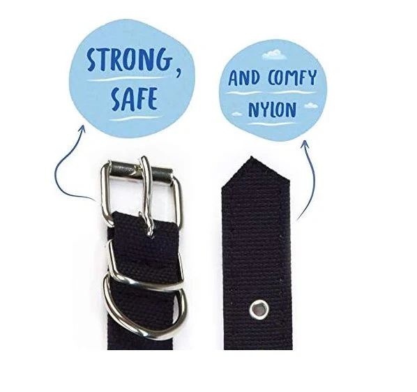 Project Blu Elbe Black Dog Collar - XS - Image 2