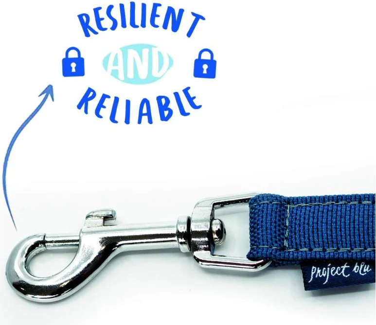 Project Blu Marlin Blue Fabric Dog Leash - 110cm - Image 3
