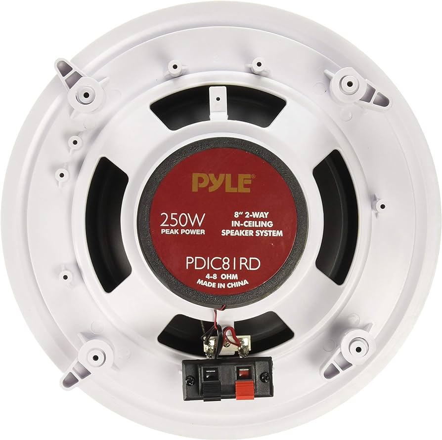 Pyle 2-Way In-Ceiling Speaker 250W - PDIC81RD - Image 2