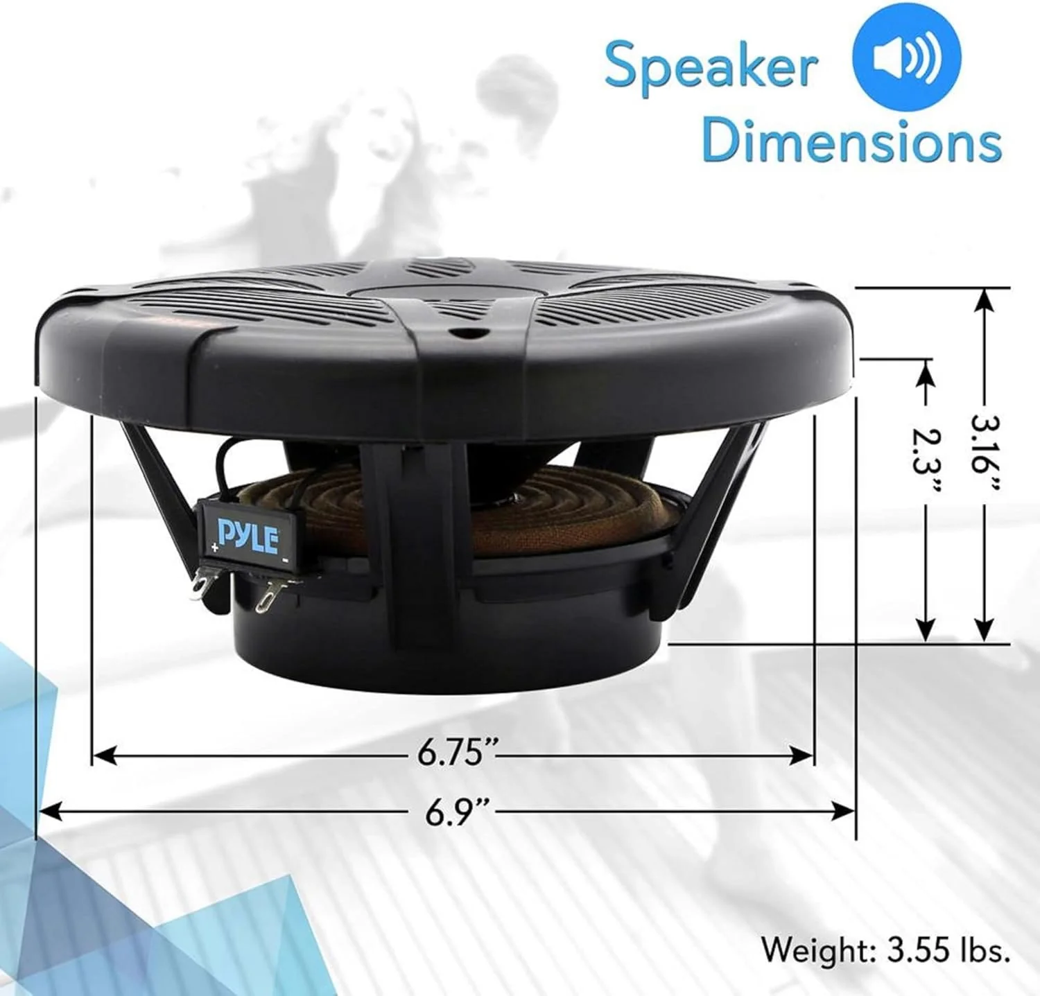 PYLE Dual 6.5 inch Waterproof Marine Speakers (Pair) - PLMR652 - Image 6