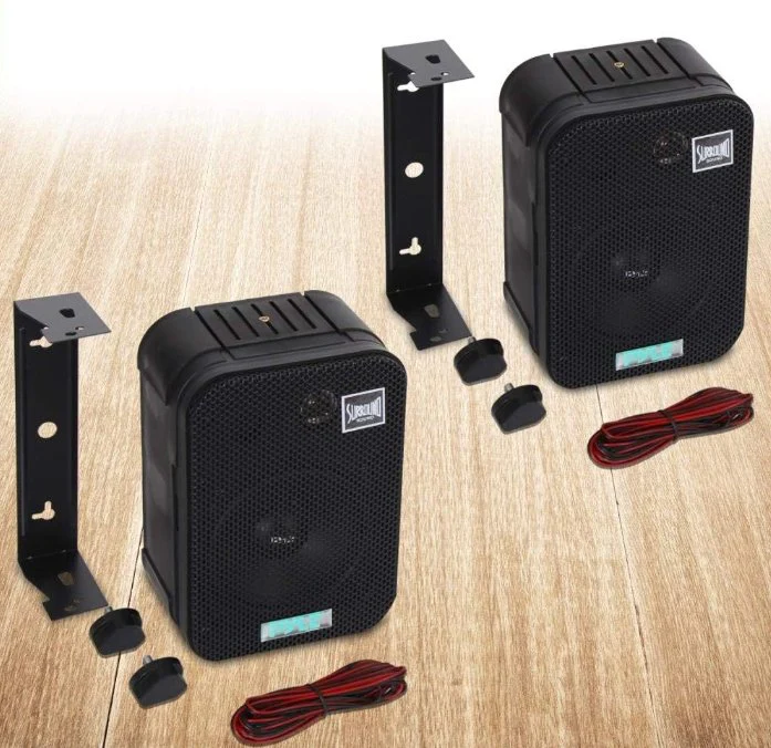 PYLE Dual Waterproof 400W Outdoor Speaker System - 5.25'' Black PDWR40B - Image 5