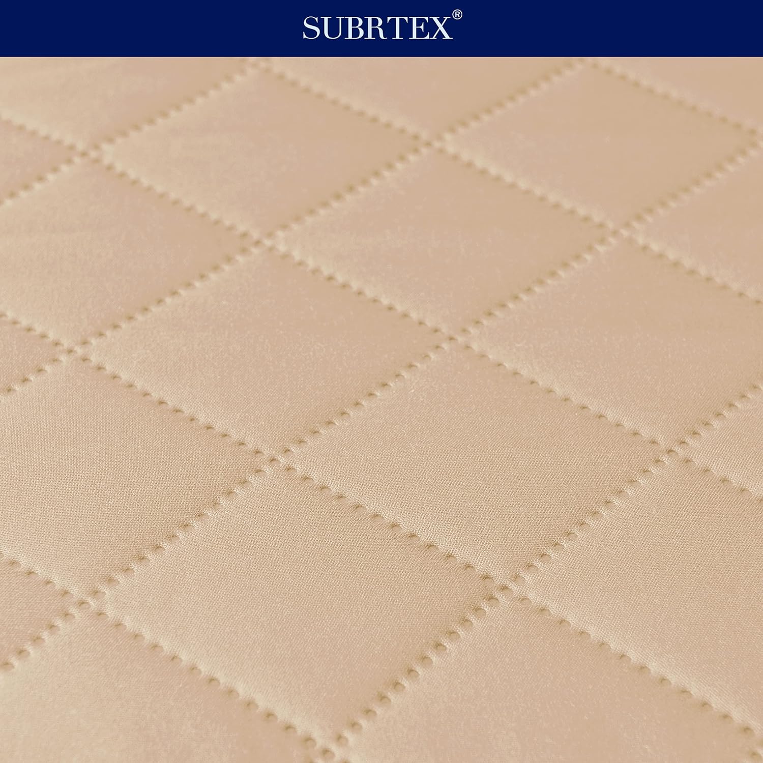 Quilted Reversible Sofa Cover - Sand (2 Seater) - Image 7