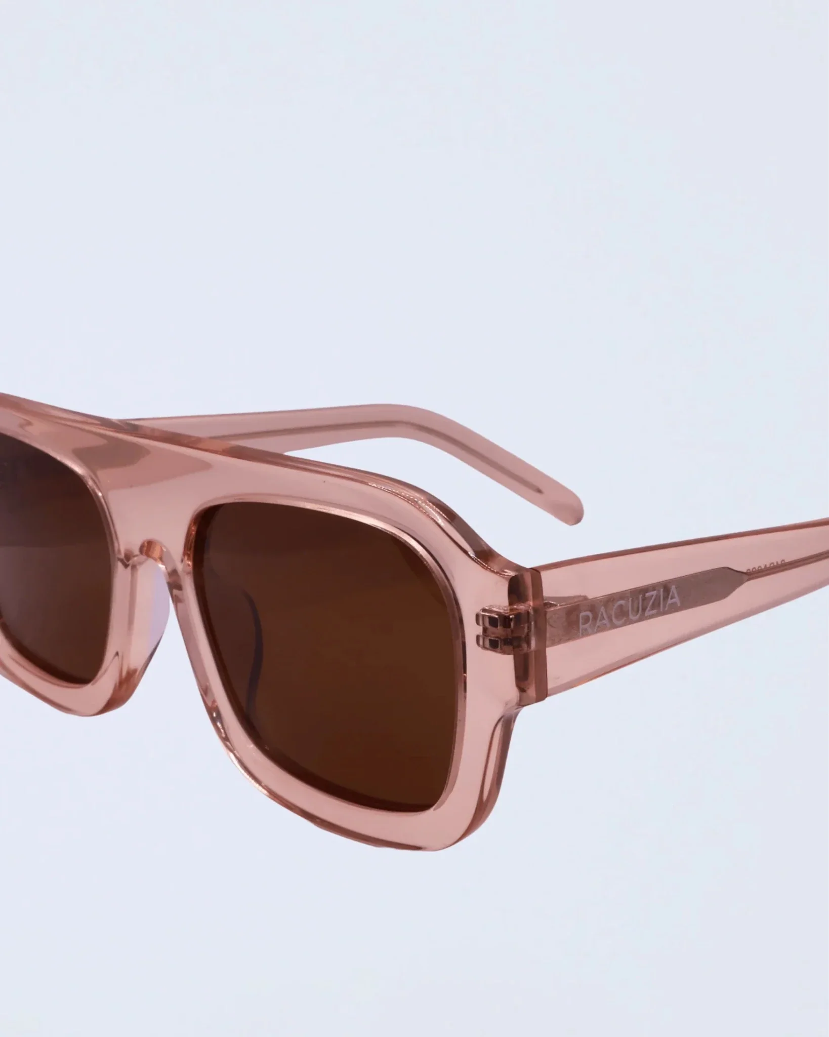 RACUZIA Sunglasses - Yara | Transparent Pink Nude 01 - Image 2