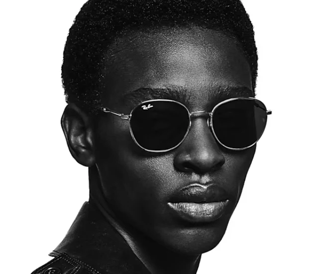 Ray Ban Foldable Round RB3517 LO879 Gunmetal Frame Dark Grey Lens 51mm - Image 3