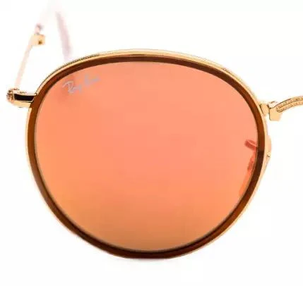 Ray Ban RB3517 112/69 - Matte Frame, Grey Mirror Orange - Image 2