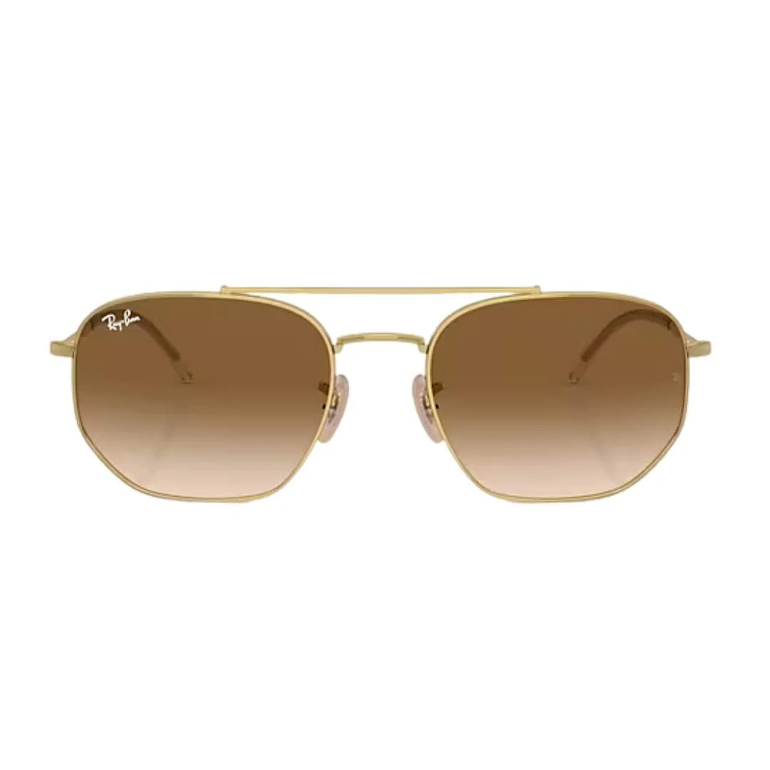 Ray Ban RB3707 001/51 Arista Gold Frame Brown Lens - Image 2