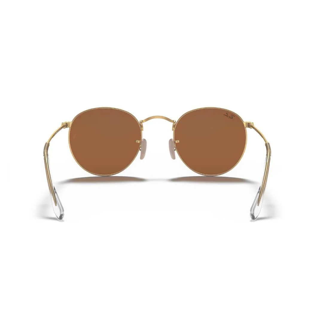Ray-Ban Round Metal - Light Brown Mirror Pink RB3447 112/Z2 - Image 4