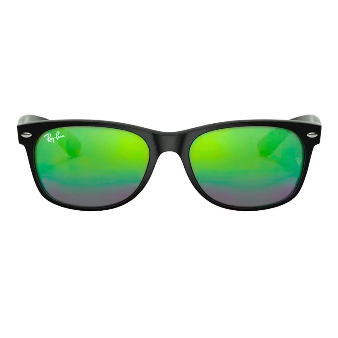 Rayban Wayfarer RB2140 901/19 Black Frame Green Lens - Image 2