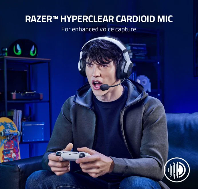 Razer Kaira - Dual Wireless Bluetooth PlayStation 5 Headset - Image 5