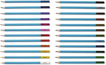 Reeves Watercolour Pencils - Assorted Colours - Pack of 24 - Image 3