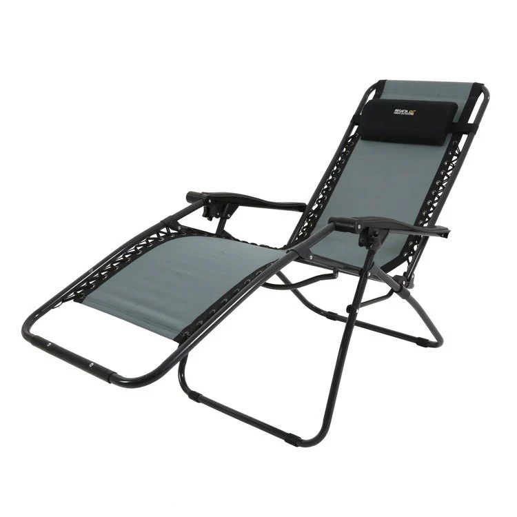 Regatta Colico Reclining Chair Blue/Grey - Image 2