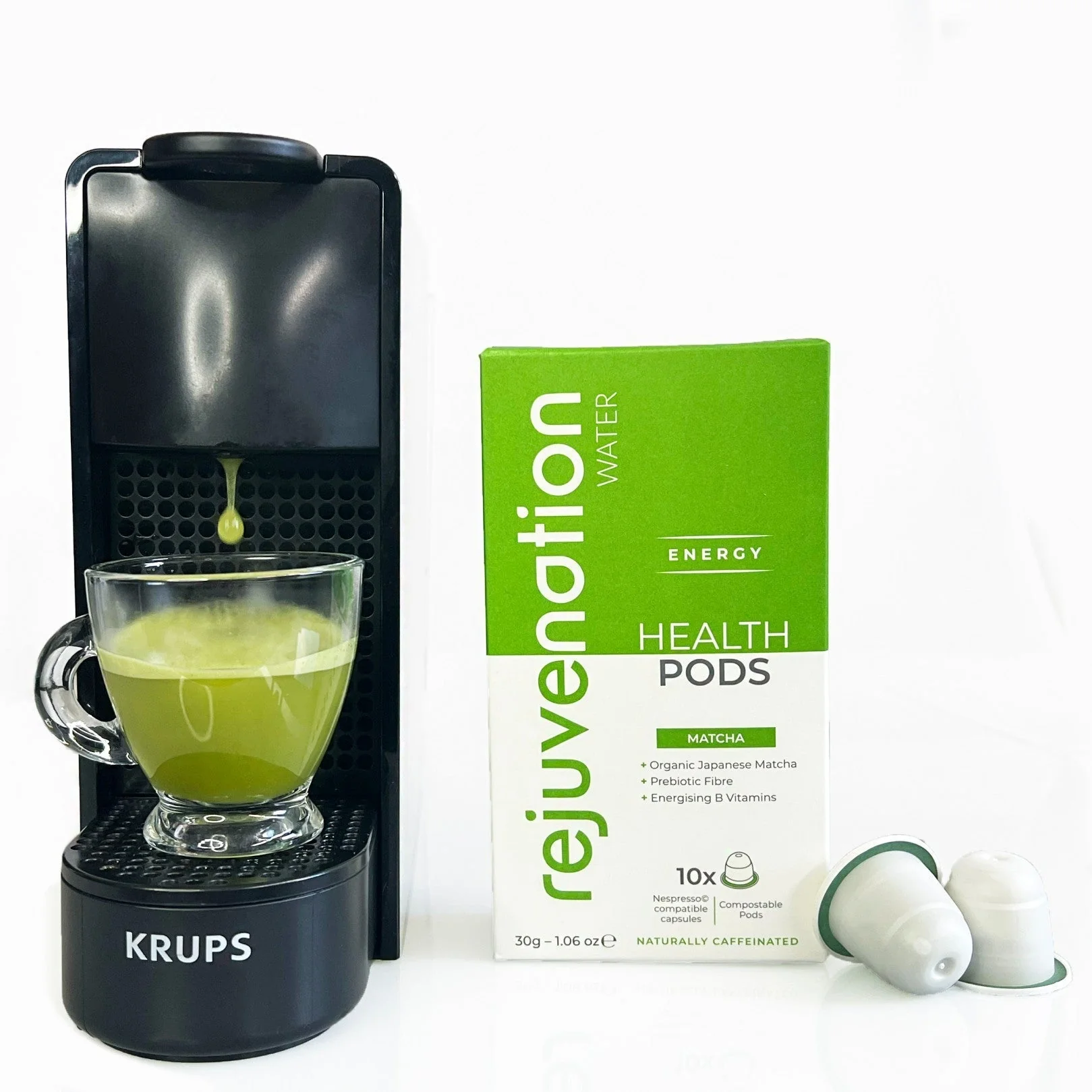 Rejuvenation Water Nespresso Matcha Pods - 10 pods - Image 5