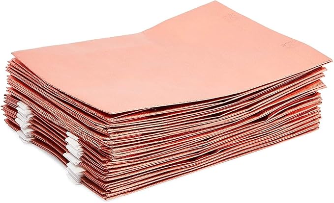Reusable Grocery Tote Bag for Shopping (Large Rose Gold 20 Pack) - Image 3
